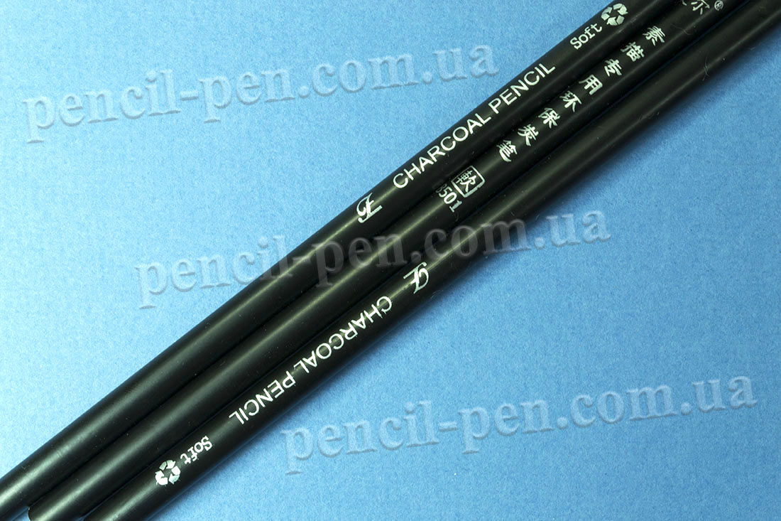 фото Олівець вугільний, середньої м'якості Чорний FE-8501 Китай шт.