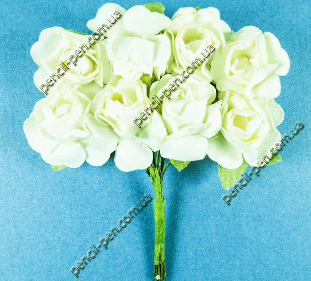 фото Набір паперових троянд, 12 шт., d:2,5 см HY0010018521-1 Китай