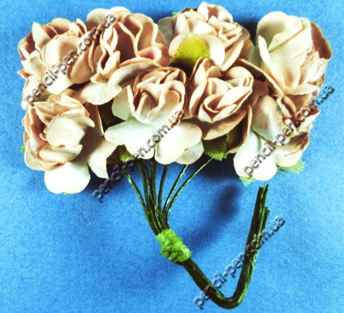 фото Набір паперових троянд, 8 шт., d:2,5 см HY0010018524-1 Китай
