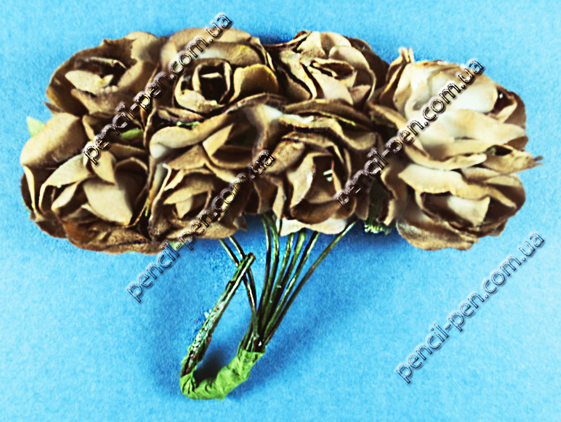 фото Набір паперових троянд, 8шт., d:2,5 см HY0010018522-1 Китай