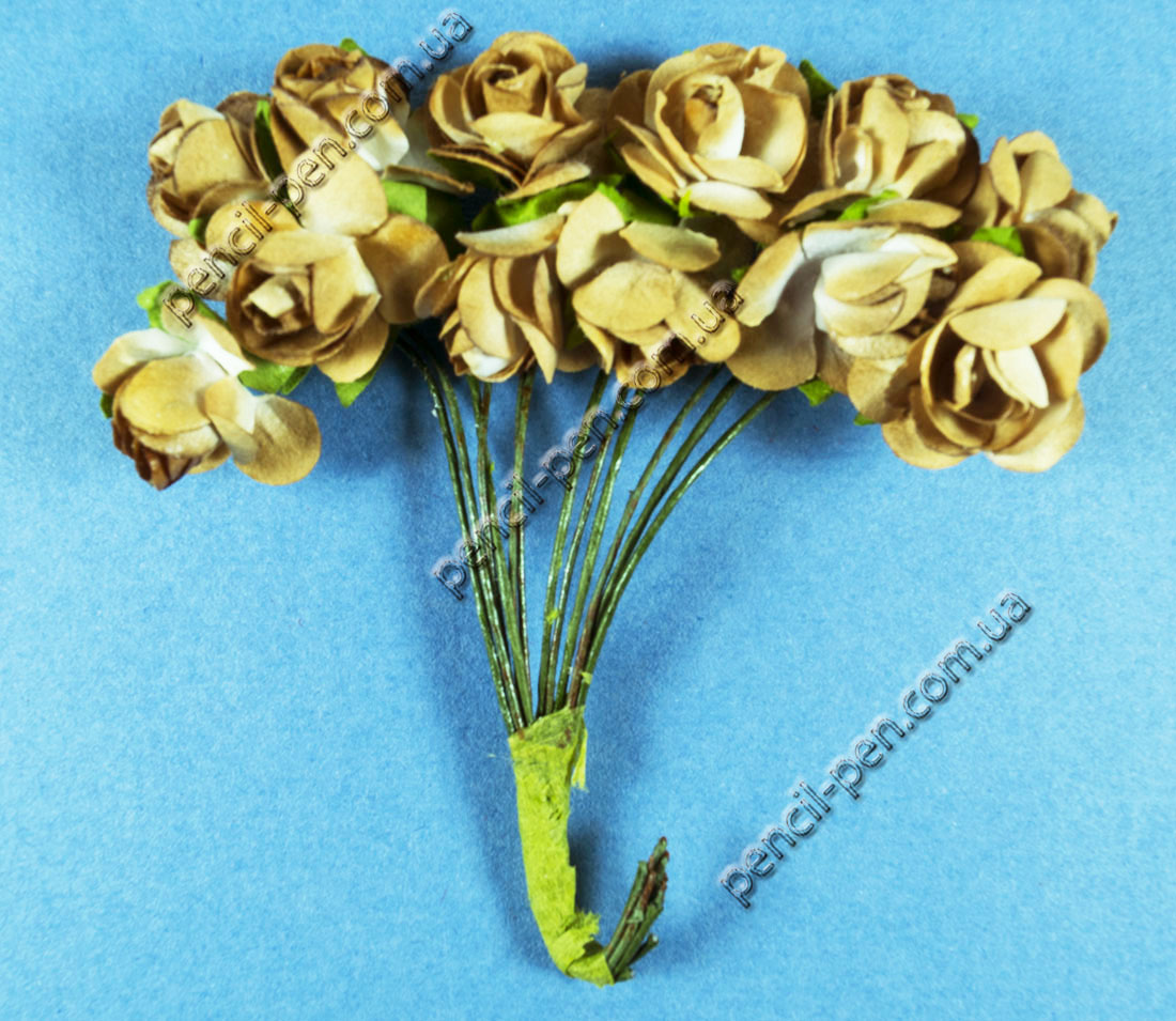 фото Набір паперових троянд, 12 шт., d:1,5 см HY00100185010-1 Китай