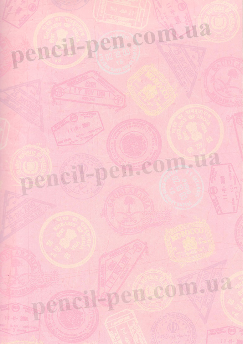фото Папір для скрапбукінгу Париж-3, Eno Greeting Рожевий яскравий 3030000048 Eno card & S.Co А4-А3.