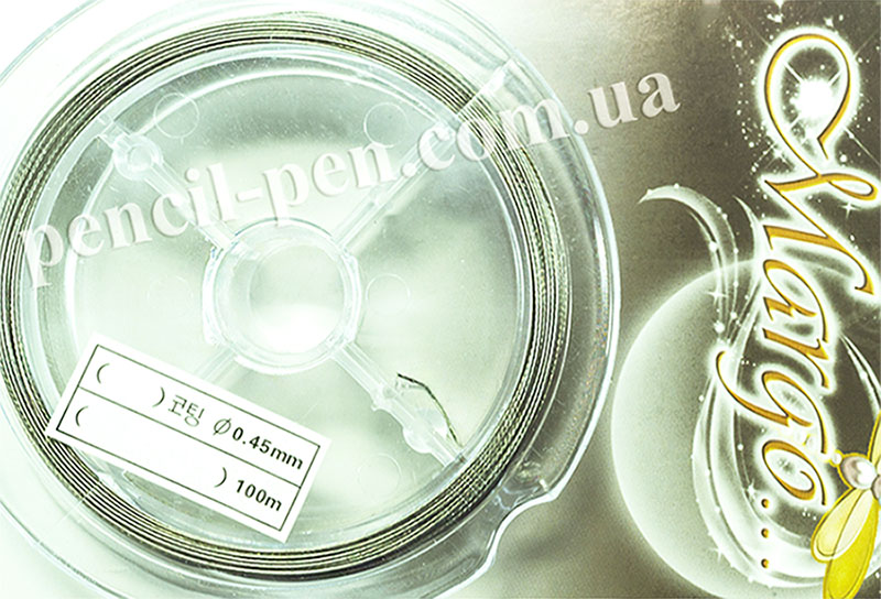 фото Бижутерная проволока (Серебро) d:0,35х0,45 мм 50м 985701 MARGO, Китай
