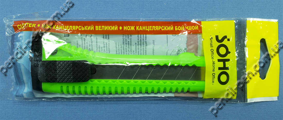 фото Нож канцелярский, 18 мм 2318 SOHO, Китай
