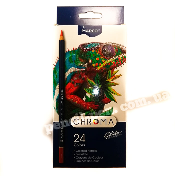 фото Набор цветных карандашей CHROMA 24 цв. в карт. кор., 8010-24СВ MARC...