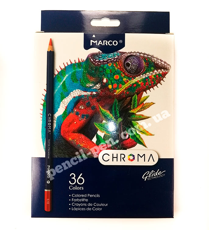 фото Набор цветных карандашей CHROMA 36 цв. в карт. кор., 8010-36СВ MARC...