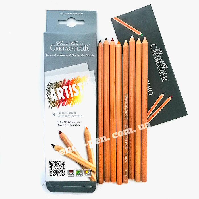 фото Набір пастельних олівців Artist Studio Line 8 кол, карт. упаковка, ...