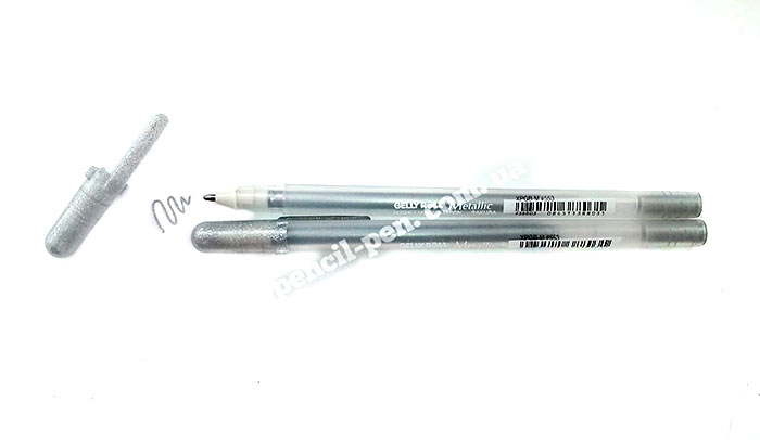 фото Ручка гелевая METALLIC Серебро d:0,4-1 мм, XPGB-M#553 Sakura