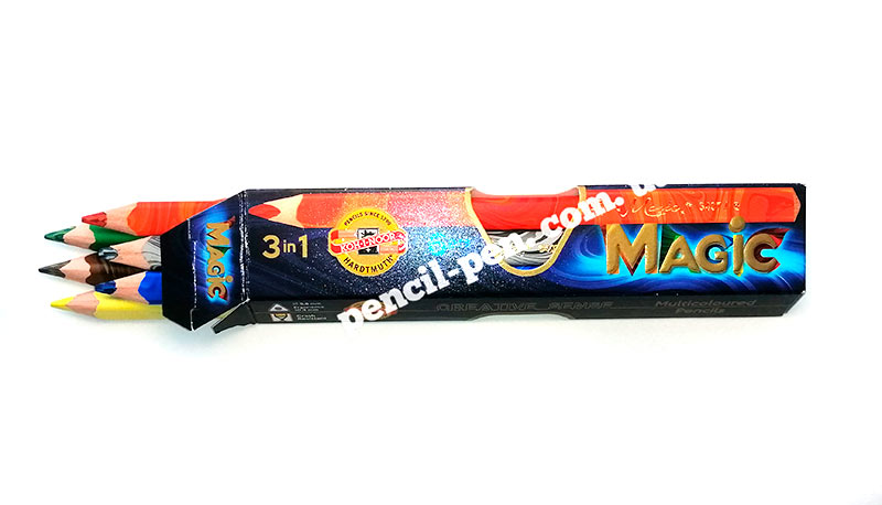 фото Набор цветных карандашей MAGIC 6 цв, 340800 KOH-I-NOOR